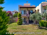 Beachfront Apollonium Detached Hera Villa with Pool and Sea Views